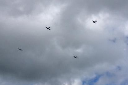 Flyover to mark the occasion