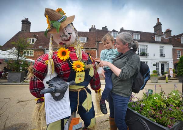 Battle Scarecrow Festival 2021.

Sarah Favell and Charlie with Claverham Day Nursery's scarecrow. SUS-210407-142412001