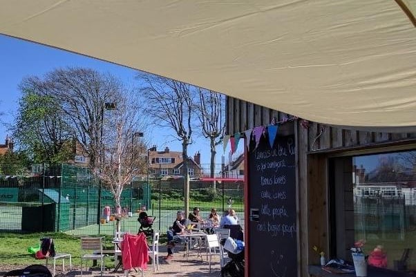 The Tennis Cafe in Gildredge Park is a community tennis club with a cafe attached which is open to anyone. Photo from Google Maps. SUS-210507-135525001