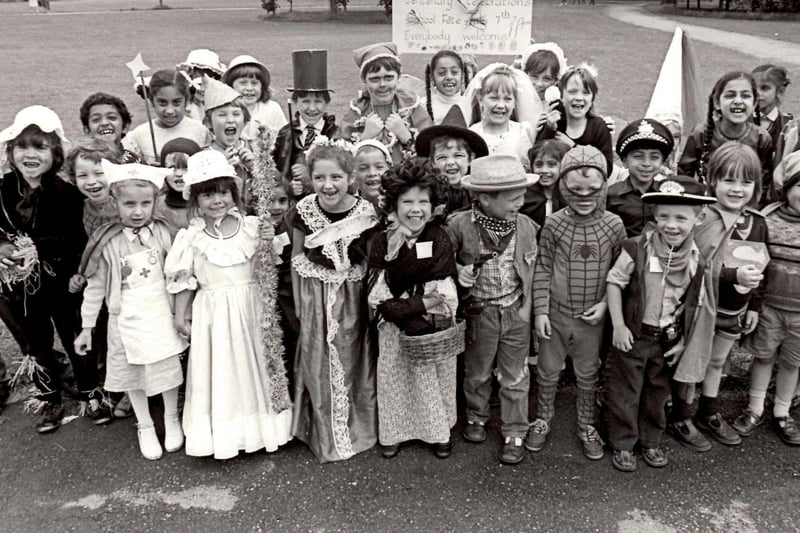 Children in the Pump Room Gardens, 1984