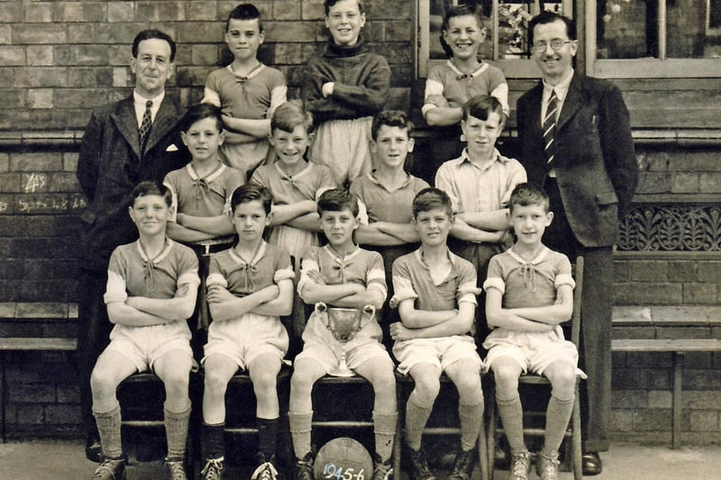 1945-46 Shrubland St School Football Team