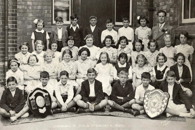 Shrubland Street 1939 School Choir
