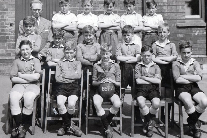 Shrubland Street School Football Team 1951-52