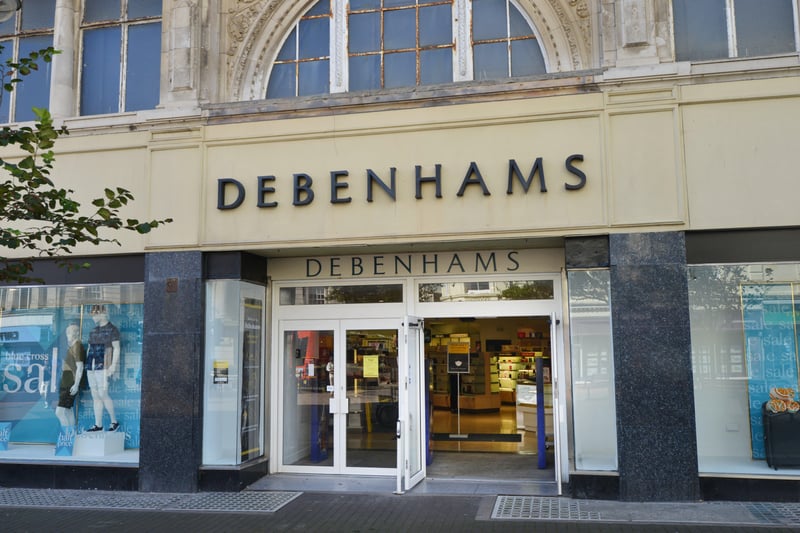 Debenhams in Hastings SUS-200818-131151001
