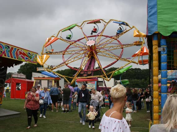 Grey skies didn't deter people from enjoying the day