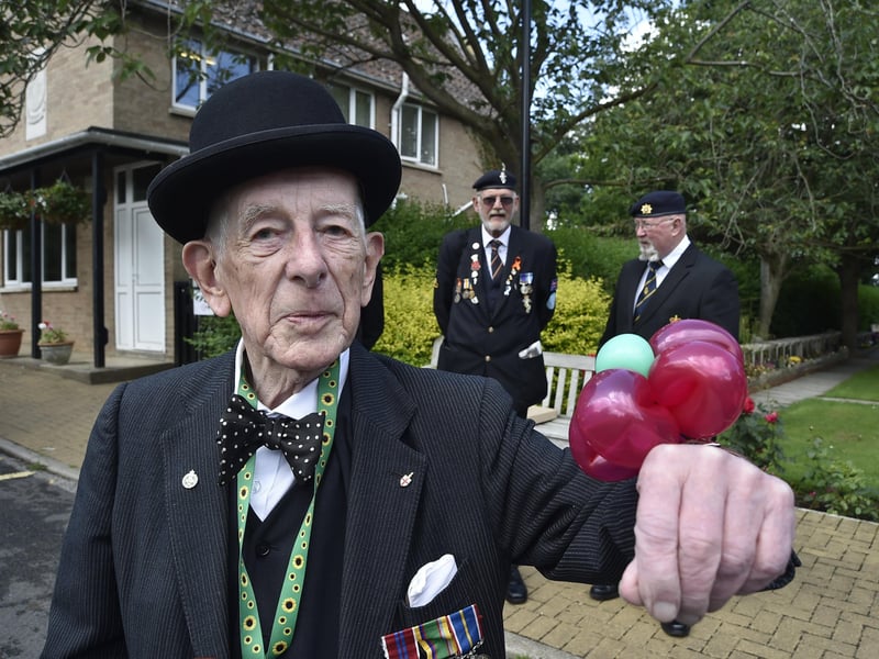 Members of Clown International attend the funeral of Bernard Moore.