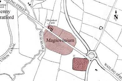 The Romans arrived in England in AD 43, taking the country by storm. One of their early settlements was along the old Roman road, now Watling Street, in Fenny Stratford. This was called Magnavinium and is thought to have included a small fort.