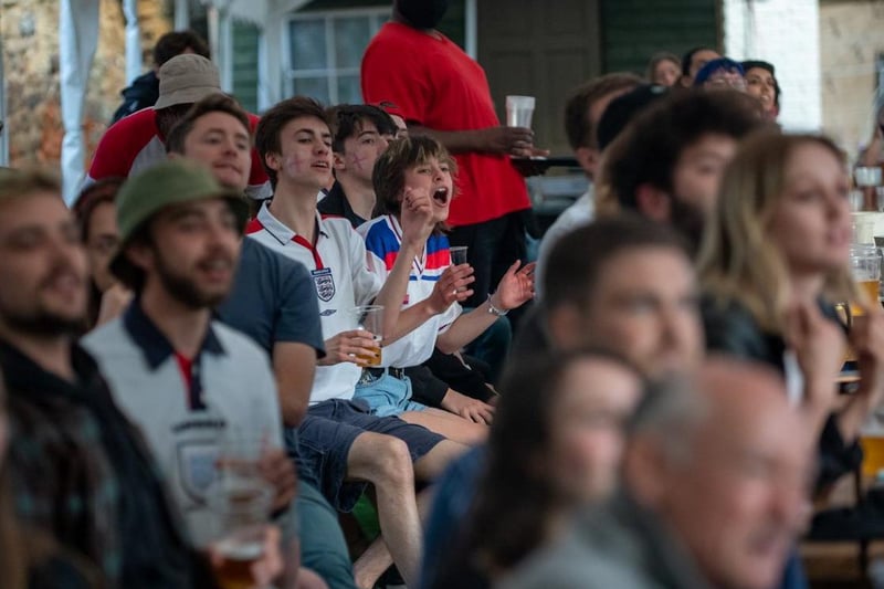 Gareth Southgate's side beat Denmark 2-1 in extra-time in front of 60,000 fans at Wembley — and plenty watching on big screens at the Black Prince