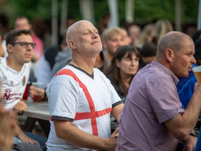 Fans saw Martin Damsgaard's brilliant free-kick put Denmark in front on the half-hour
