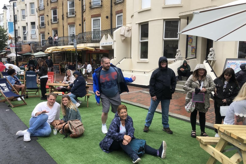 Hundreds of people have visited the pop-up park.
