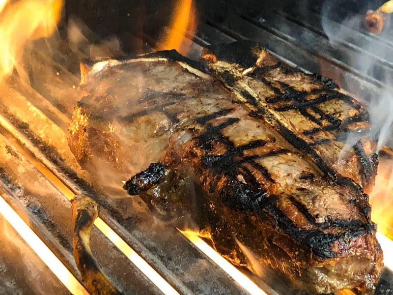 Hops and Chops is a modern chophouse that cooks a variety of meat and dry aged steaks over charcoal and wood. Their menu also features pasta and gnocchi, salads, cheeses and craft beer. For more information, call 01604 751460.