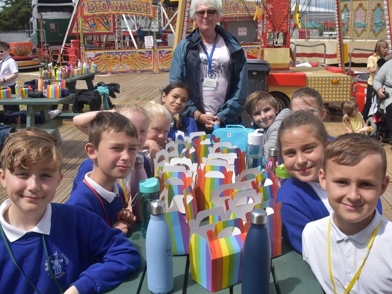 Even the sun came out to add to the enjoyment.