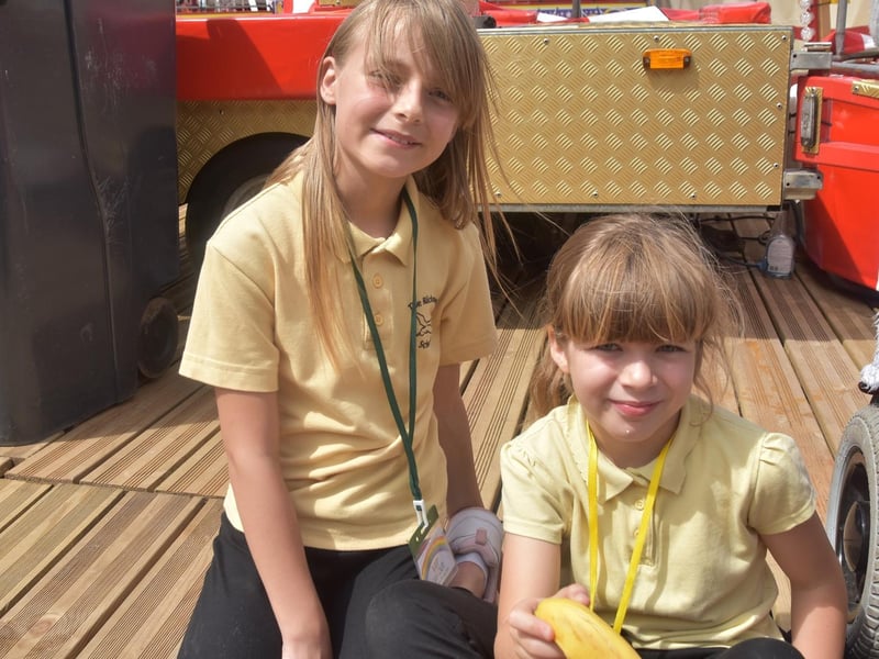 Children were treated to free rides and a picnic at Skegness Vintage Fair.