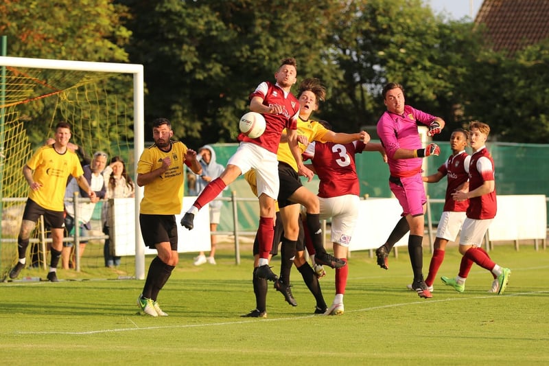 Action from the pre-season friendly between Littlehampton and the Rocks / Picture: Lyn Phillips, Trev Staff and Martin Denyer