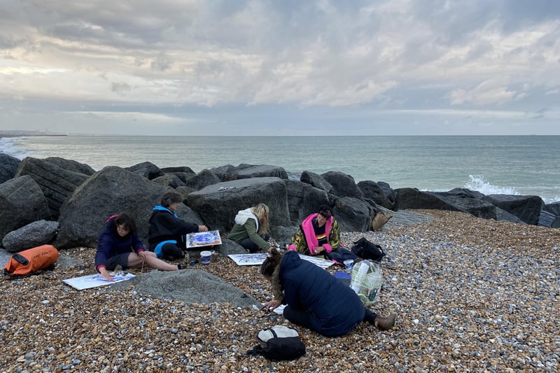 IMMERSED 2021, an art project on cold water swimming in Shoreham