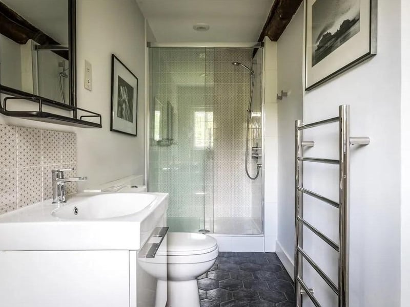 The family home boasts five bathrooms.