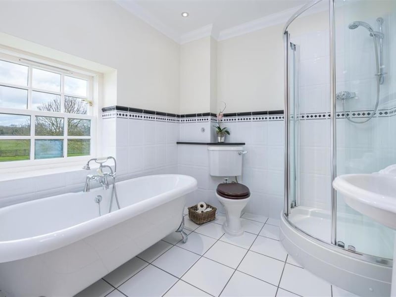 This stunning home complete with six bedrooms and six bathrooms is on the market for 1.5 million.
Listed by Fine & Country, marketed by Rightmove.