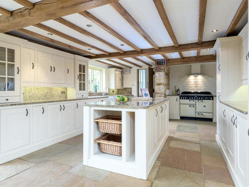 This stunning home complete with six bedrooms and six bathrooms is on the market for 1.5 million. 
Listed by Fine & Country, marketed by Rightmove.