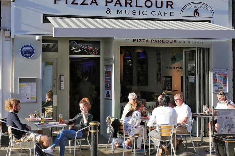 Sunday night takeaway? Pizza Parlour and Music Cafe, in Cowgate, Peterborough