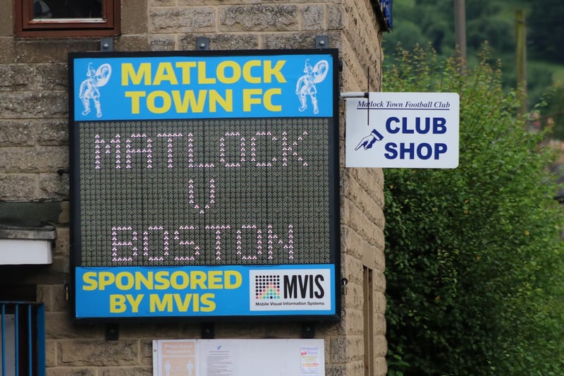 Matlock Town v Boston United. Photo: Oliver Atkin