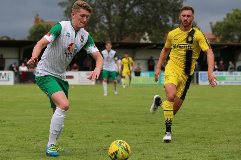 Action from Bognor's 3-0 home defeat to League One side Burton Albion at Nyewood Lane / Pictures; Lyn Phillips, Trev Staff, Martin Denyer