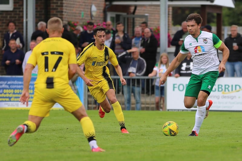 Action from Bognor's 3-0 home defeat to League One side Burton Albion at Nyewood Lane / Pictures; Lyn Phillips, Trev Staff, Martin Denyer