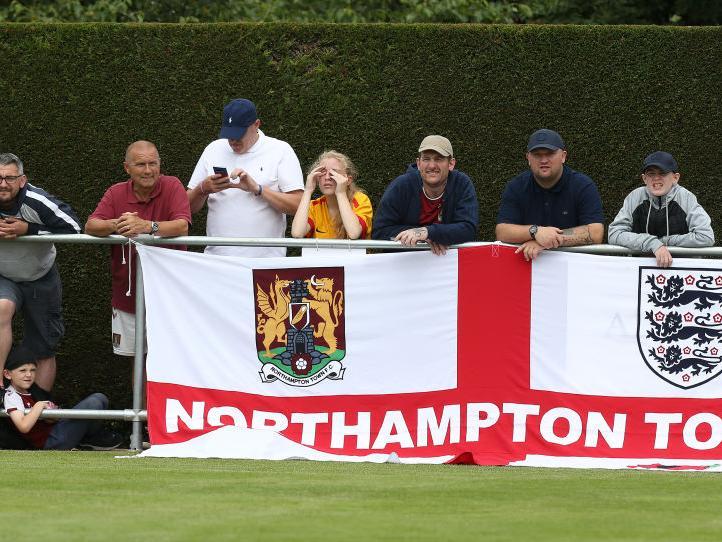 550 Cobblers fans were allowed into the ground.