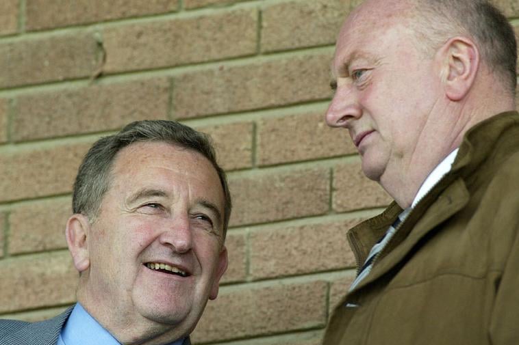 Max Griggs chats to former Cobblers manager Graham Carr.