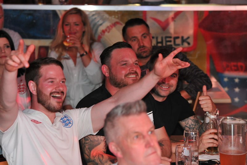 England fans watching at Coyote's went through the whole range of football emotions during the Euro 2020 final. Pictures: Chris Lowndes.