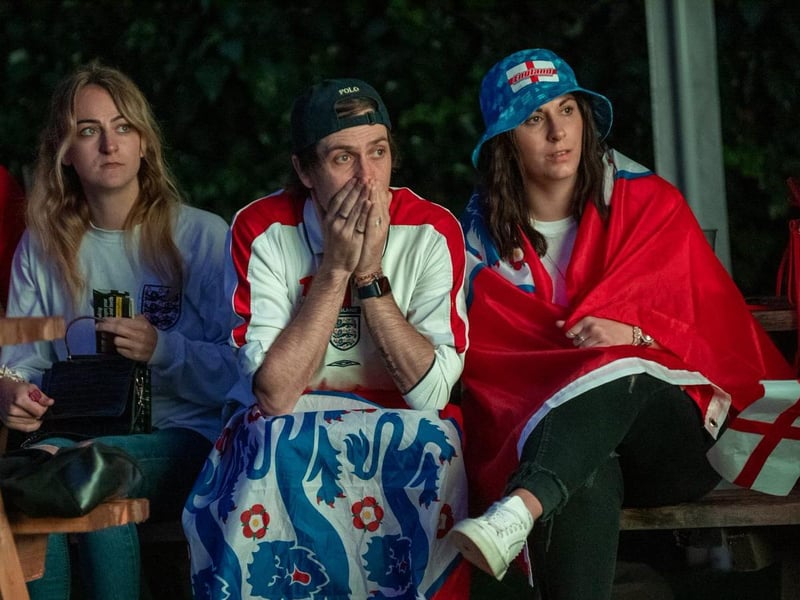 Three Lions fans in Northampton shared the tension of 60,000-odd inside Wembley