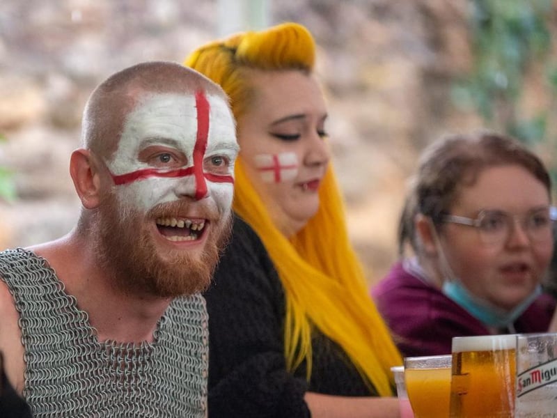 Fans broke out the face paint for the occasion