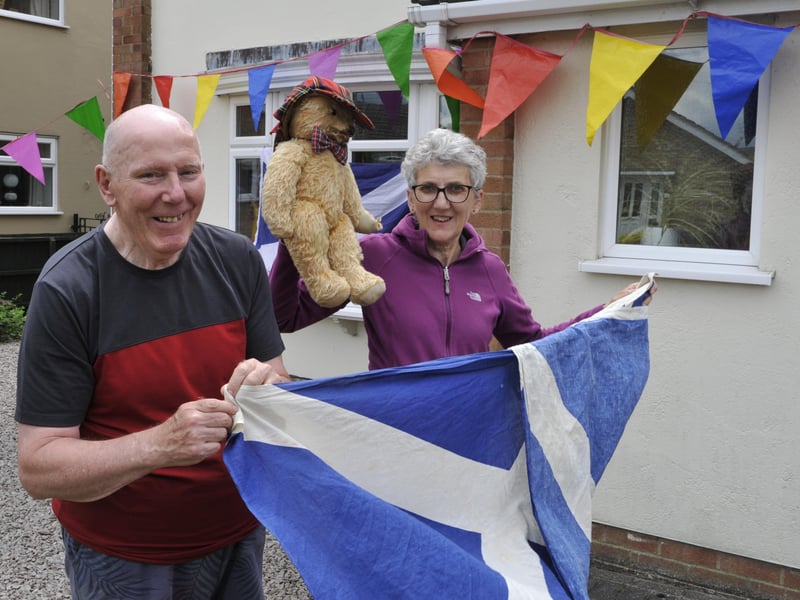 Clide and Bev Banks and Scotland
