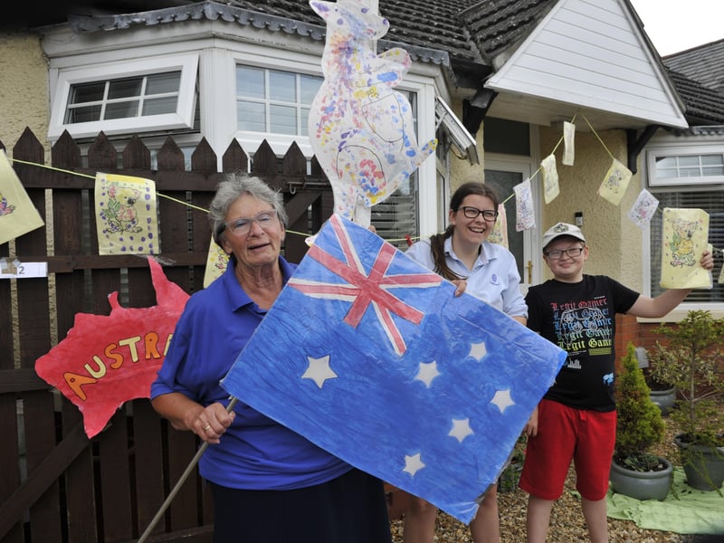 Jayne Lloyd, Flora Webba and Hayden Hughes and Australia