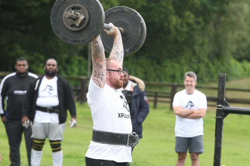 DM21070716a.jpg. Horsham's Strongest Man competition in Colgate near Crawley. Sam Matthews. Photo by Derek Martin Photography. SUS-211007-204606008