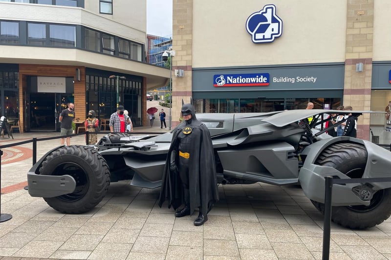 Batman and his Batmobile