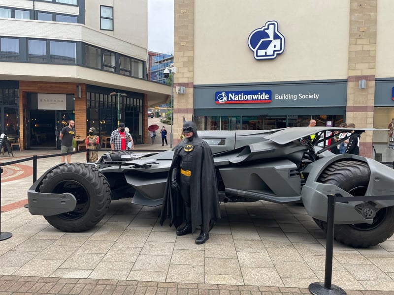 Batman and his Batmobile