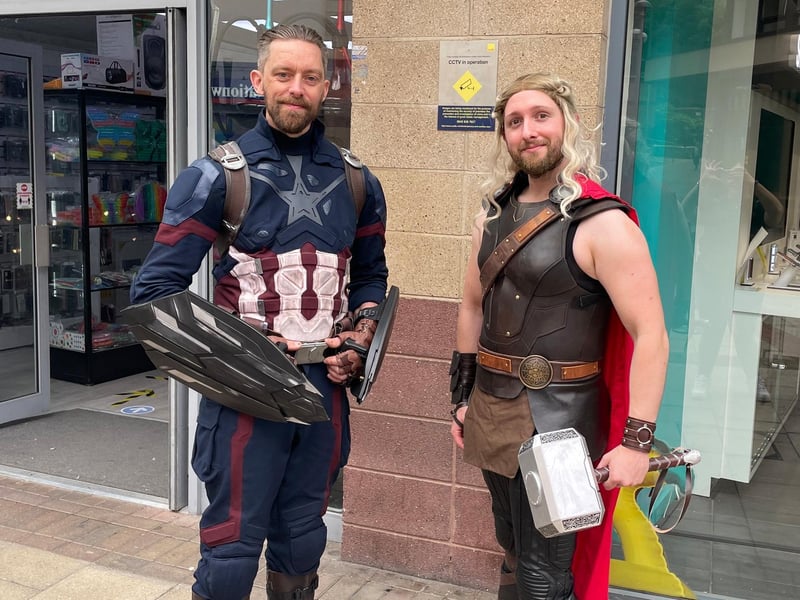 Captain America and Thor