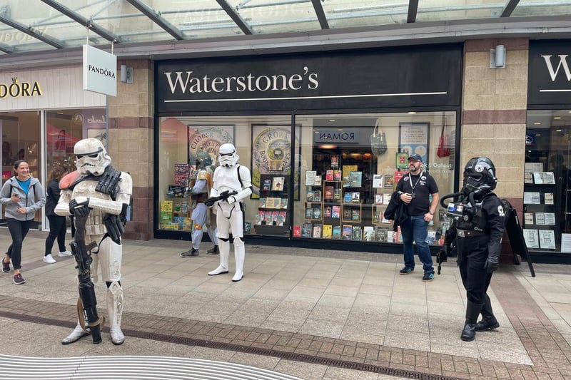 Forces from Star Wars' Galactic Empire were in town