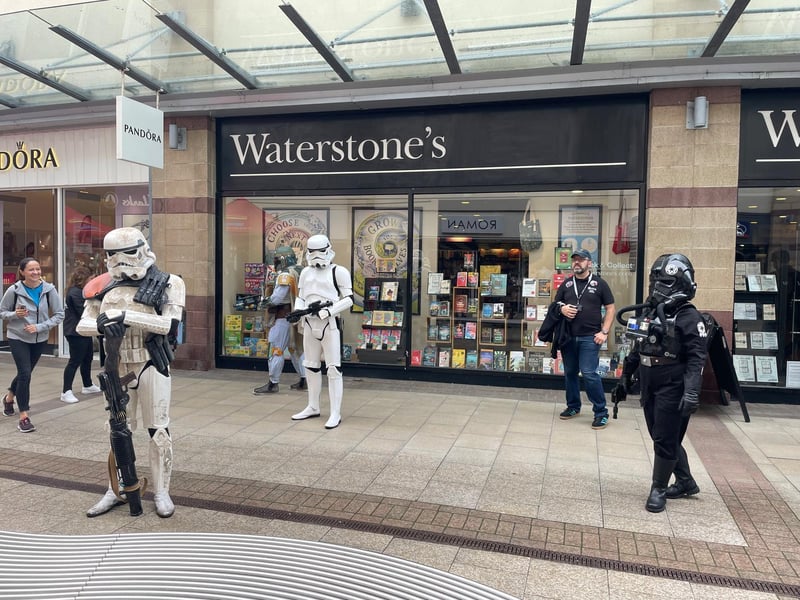 Forces from Star Wars' Galactic Empire were in town