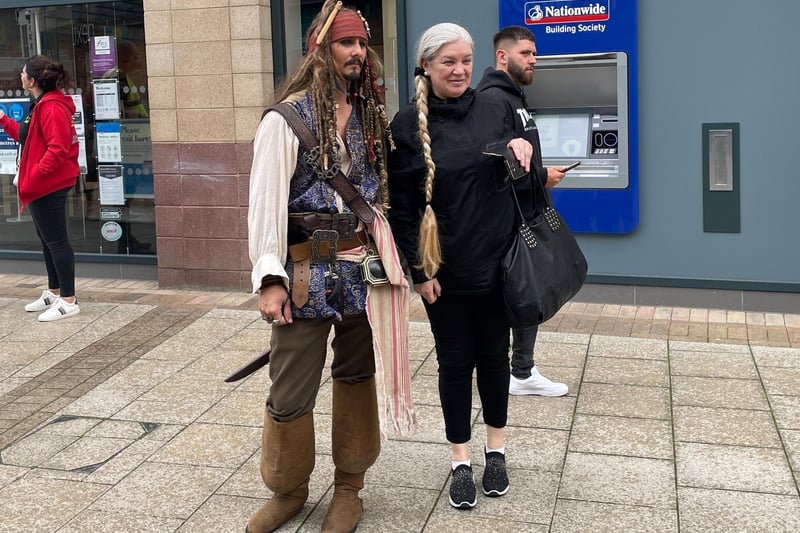 Jeta met Captain Jack Sparrow