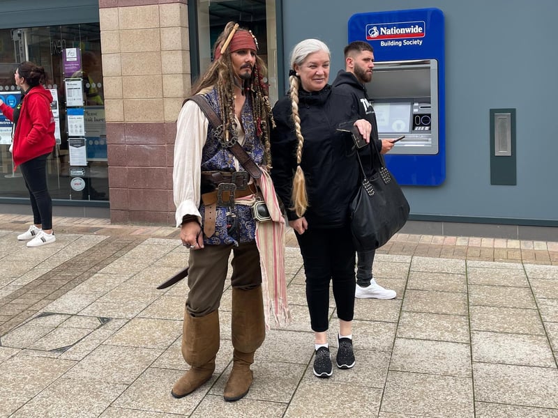Jeta met Captain Jack Sparrow