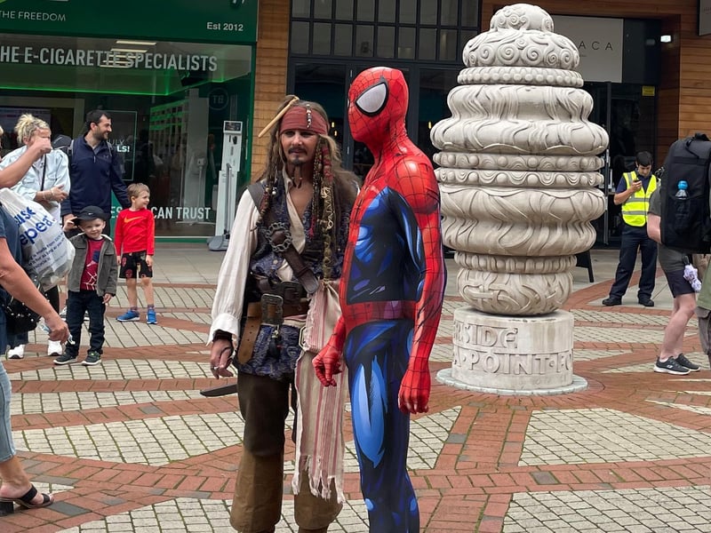 Captain Jack Sparrow and Spider-Man