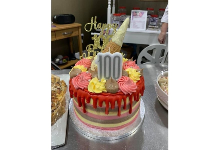 Trevor's special cake.