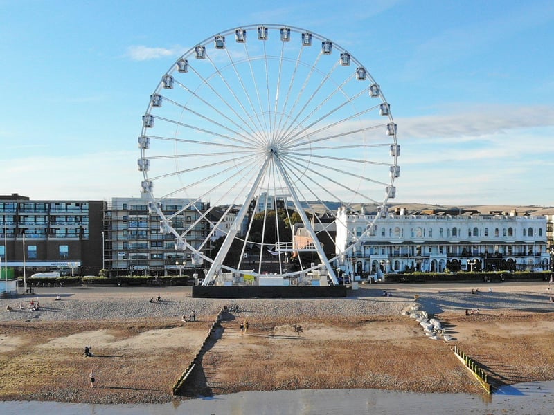 WOW - Worthing Observation Wheel is open for a fun ride and views of the town centre. No need to book, just turn up and buy a ticket on the gate.