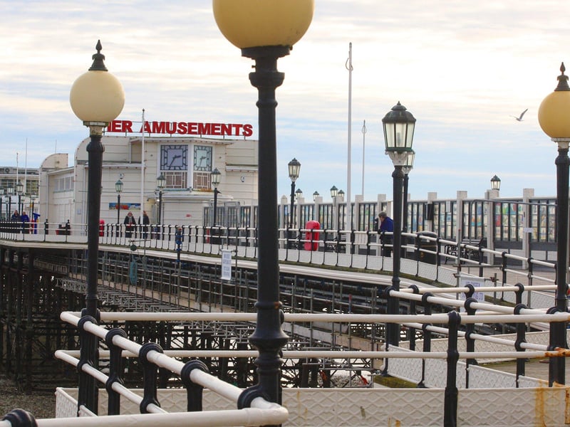Walk along Worthing Pier, winner of the 2019 Pier of the Year Award, or even walk under it when the tide is out. There are fun picture windows, amazing artworks and delicious, well-priced ice-cream cones.