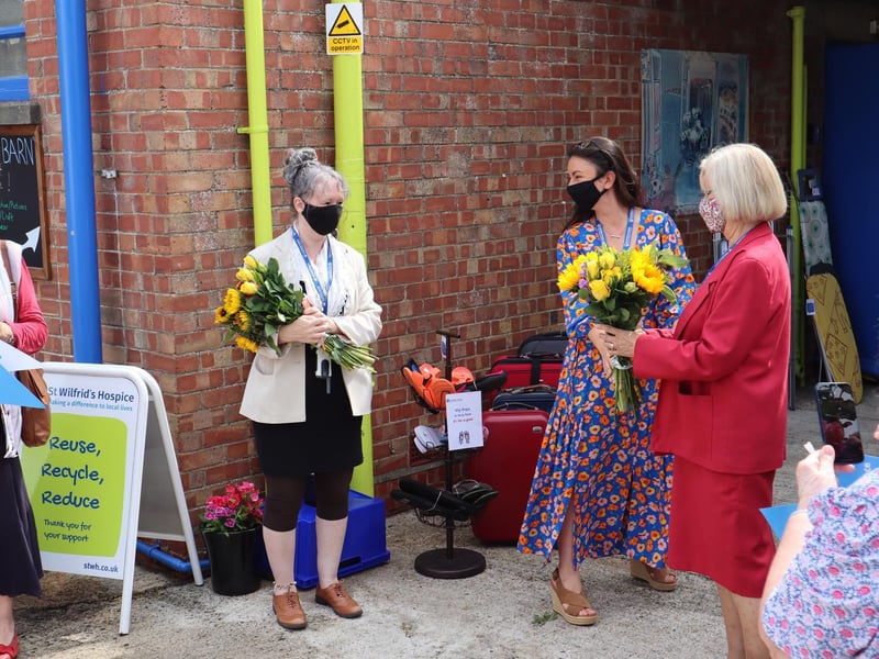 The Selsey Shantymen welcomed dozens of shoppers after the ribbon cutting