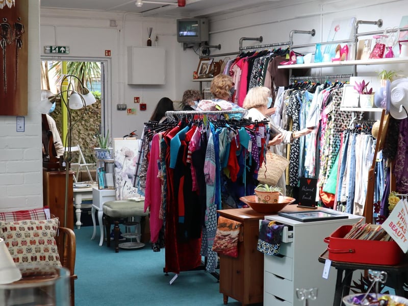 The Selsey Shantymen welcomed dozens of shoppers after the ribbon cutting