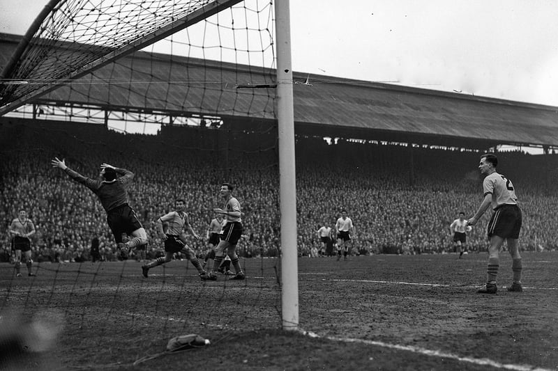 Billy Bingham's goal in the FA Cup semi-final  in 1959 which took the Town through to Wembley