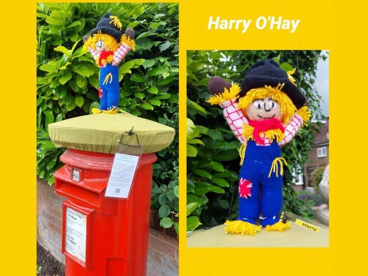 You can spot these postbox toppers in Boxmoor ahead of the Scarecrow Festival