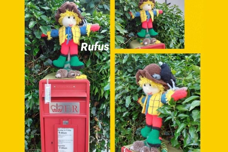 You can spot these postbox toppers in Boxmoor ahead of the Scarecrow Festival
